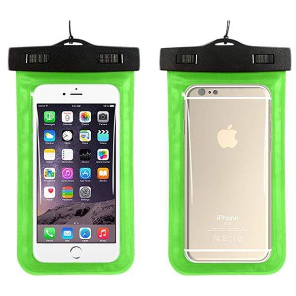 AussieSuperStore Homeware Supplies Waterproof Case Dry Bag Green Waterproof Case Dry Bag Apple Samsung HTC LG Sony Nokia Motorola  CBWATERPROOFCASEGRN